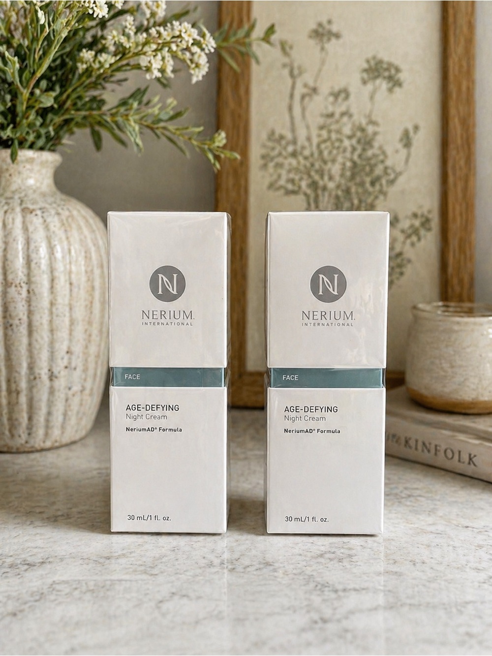 Nerium Age Defying Night Cream 30ml Duo NEW Sealed Anti Aging Skincare